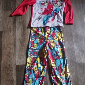 Spider-Man Pajamas   Set kids Size 4